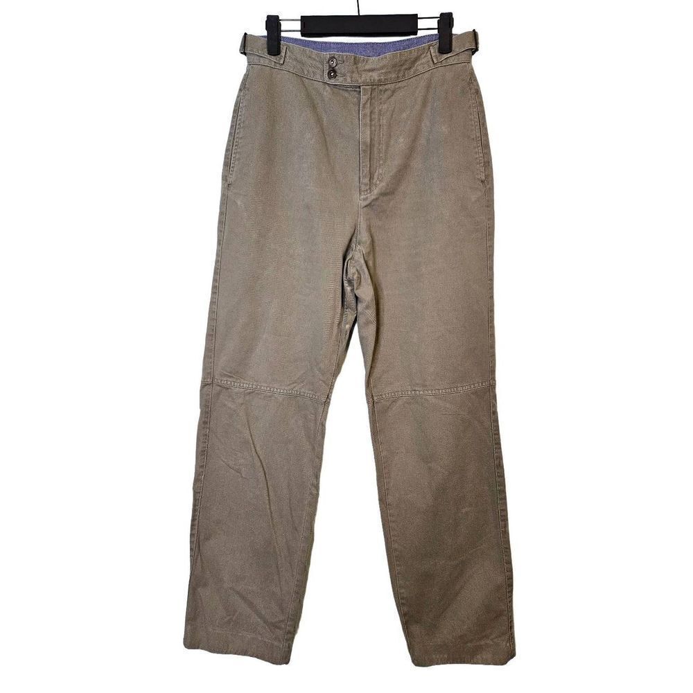 Liz Claiborne casual, straight leg green pants. Size 8.